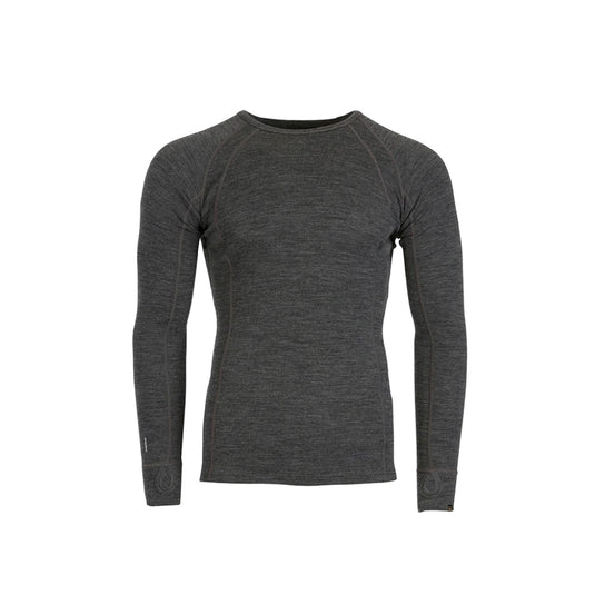 XTM MENS MERINO TOP [clr:Dark Grey Marle sz:S]