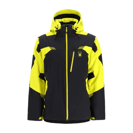 SPYDER JKT LEADER II [clr:Black/Citrus sz:M]