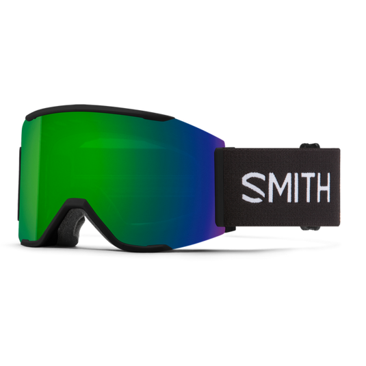 SMITH SQUAD MAG [clr:Black Lns:CP Sun Green Mirror sLns:CP Storm Blue Mirror]