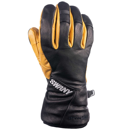 SWANY HAWK UNDER GLOVE [clr:Black/Tan sz:9.5]