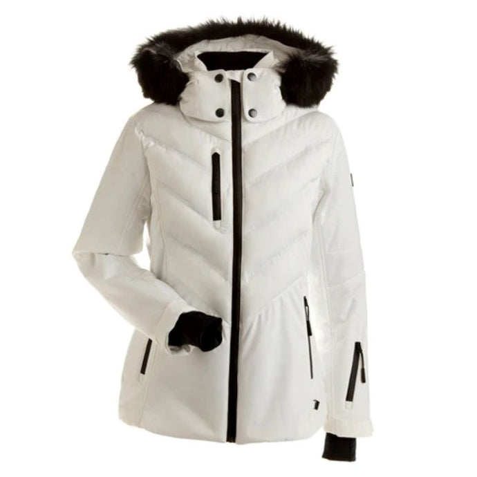 NILS SUNDANCE F/FUR JACKET [clr:White sz:10]