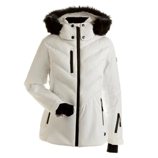 NILS SUNDANCE F/FUR JACKET [clr:White sz:10]