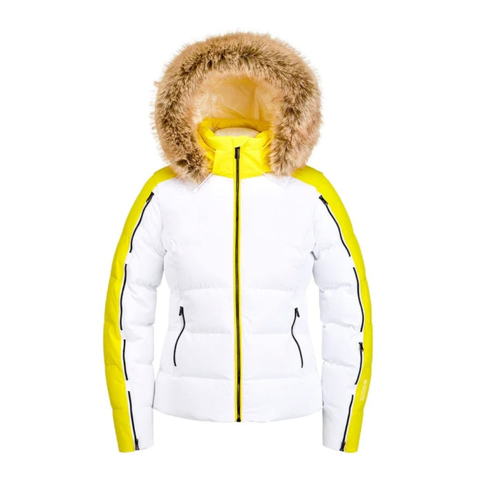 SPYDER FALLINE DOWN JACKET [clr:White sz:6]