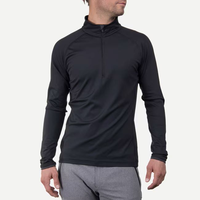 KJUS 2025 FEEL HALF-ZIP [clr:Black/Dark Dusk sz:50]