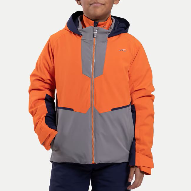KJUS 2025 BOYS FORMULA 2.0 JACKET [clr:Kjus Orange/ Pewter sz:176]