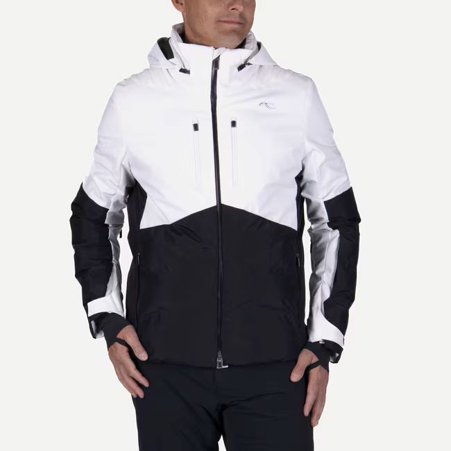 KJUS 2025 PIVOT MENS JACKET [clr:White/Black sz:54]
