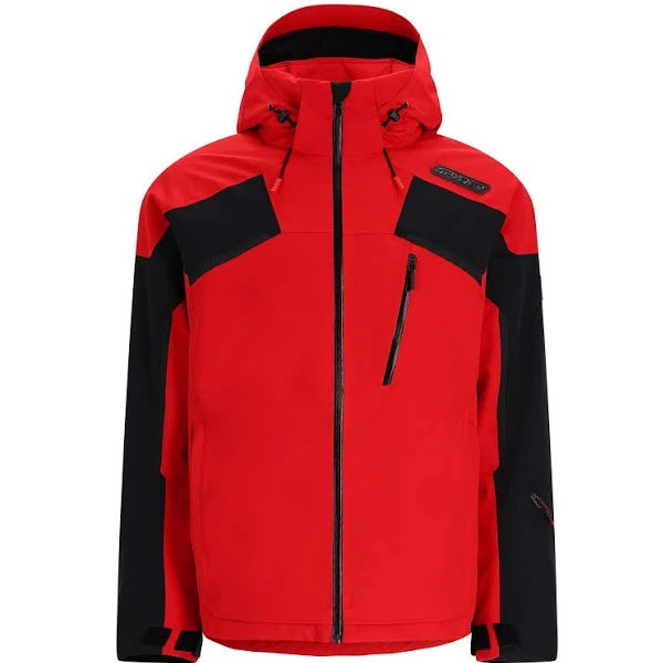 SPYDER LEADER JACKET [clr:RED sz:L]