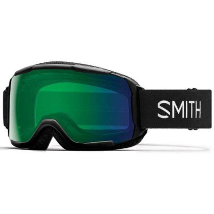 SMITH GROM [clr:Black Lns:Green Sol-X Mirror]