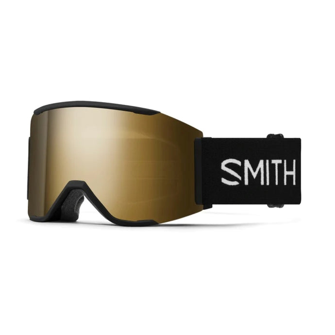 SMITH SQUAD MAG LOW BRIDGE [clr:Black Lns:CP Sun Black Gold Mirror sLns:CP Storm Blue Mirror]